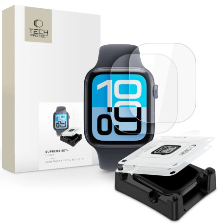 Tech-Protect Supreme Set 2x ochranné sklo na Apple Watch 4 / 5 / 6 / SE 1 / 2 / 3 (40mm)