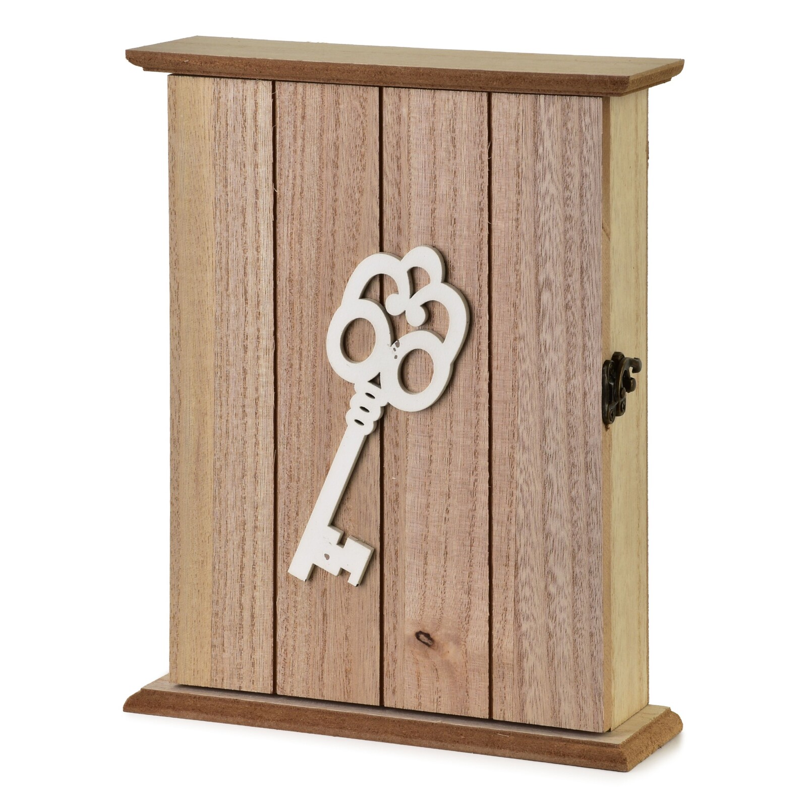 Dřevěná skříňka na klíče STACY Key 20x6x24,5 cm hnědá