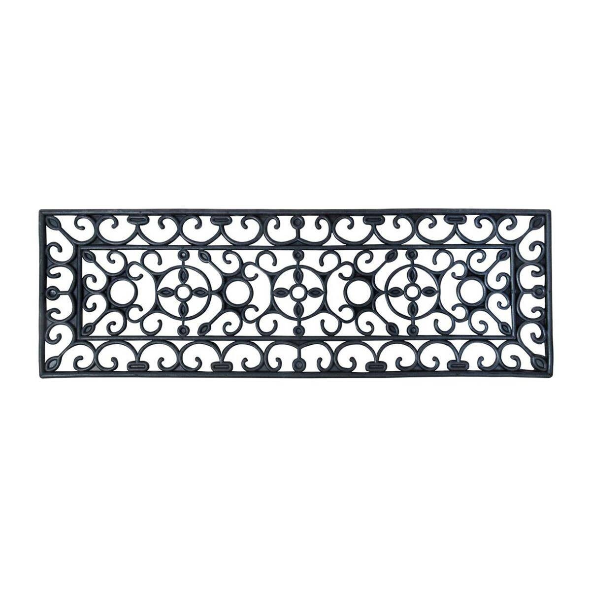 Gumová rohožka VICTORY 74,4x25,2 cm černá