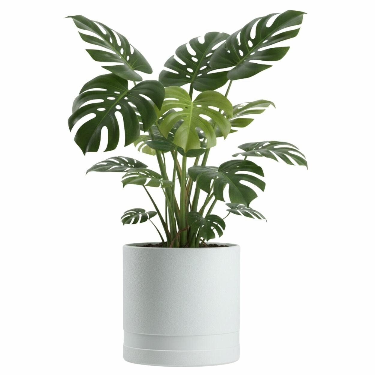 Květináč LUNA Cylinder 30,8 cm bílý