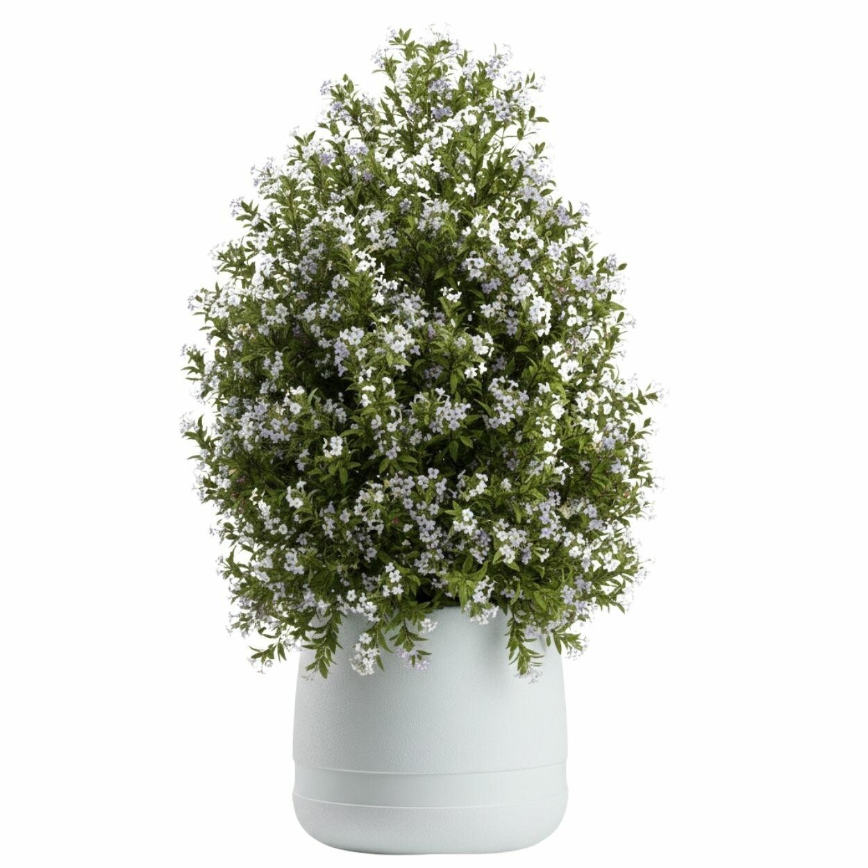 Květináč LUNA Vase 42 cm bílý