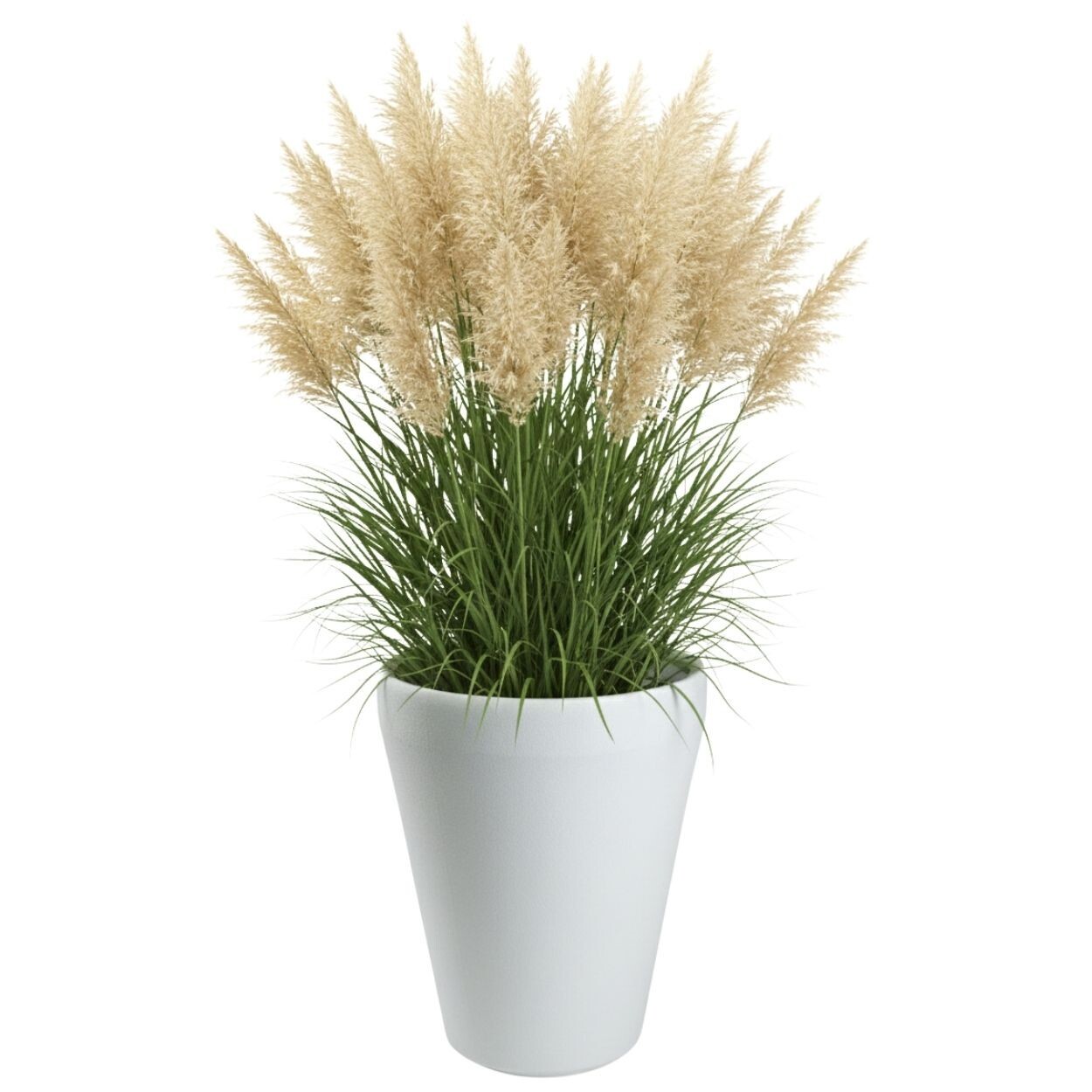 Plastový květináč PUREA 51x39,5 cm bílý