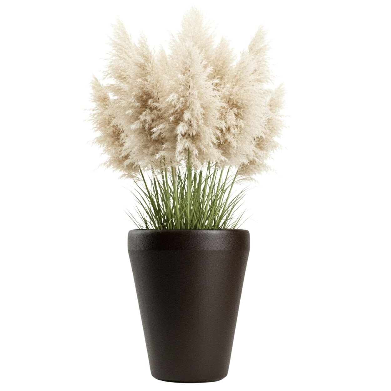 Plastový květináč PUREA 51x39,5 cm mokka