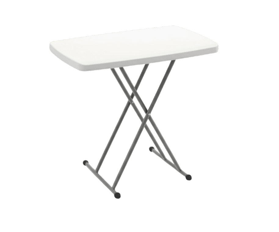 Skládací cateringový stolek Brock bílý