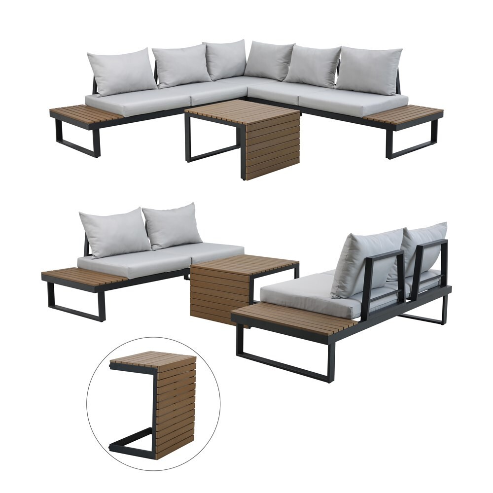 Zahradní sestava MARBELLA II šedá