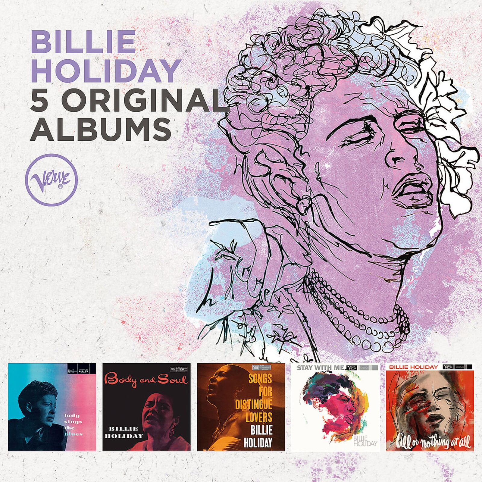 HOLIDAY, BILLIE - 5 ORIGINAL ALBUMS