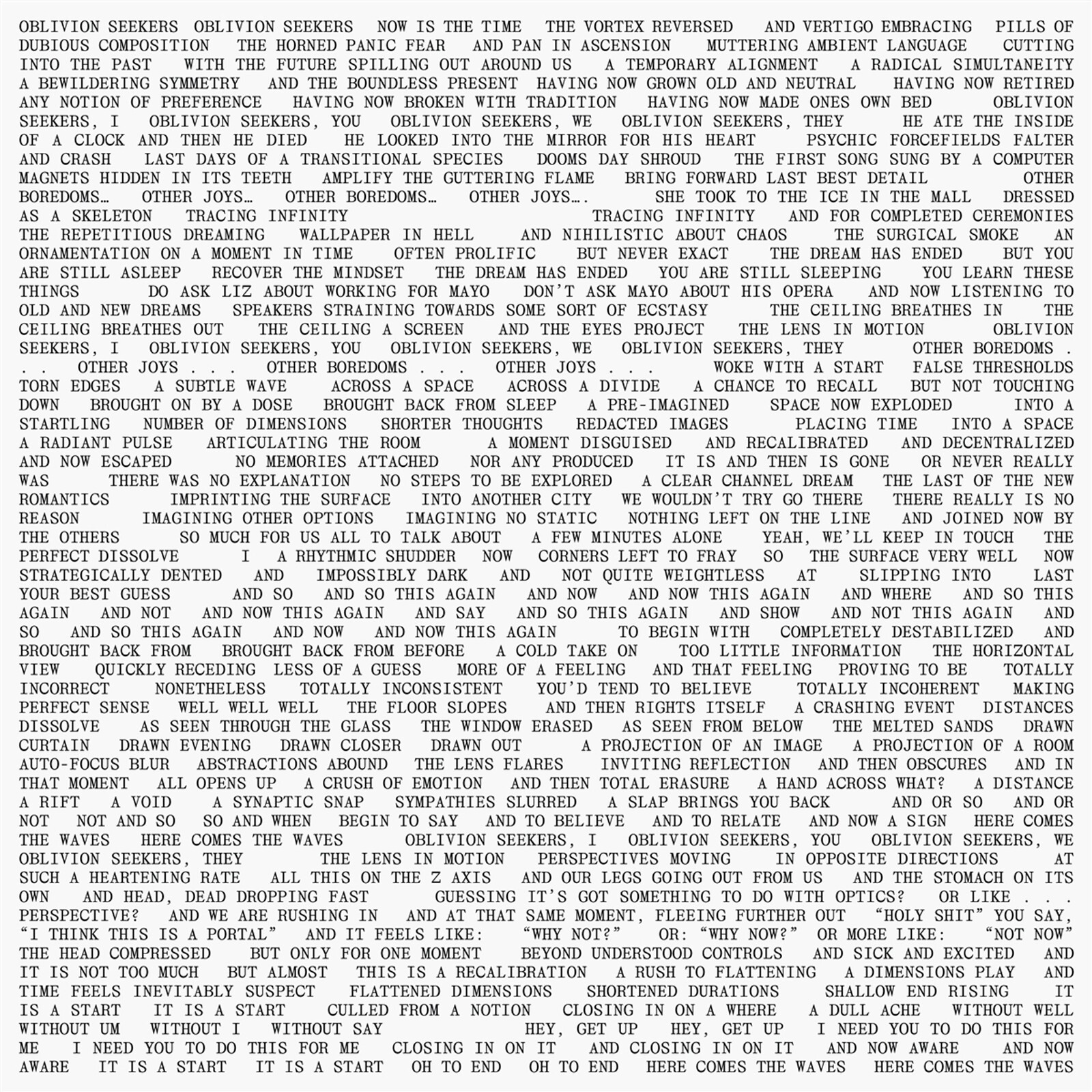 VIDA, BEN - OBLIVION SEEKERS