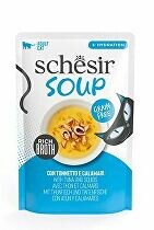 Schesir Cat Soup 12 x 40 g - tuniak a chobotnica