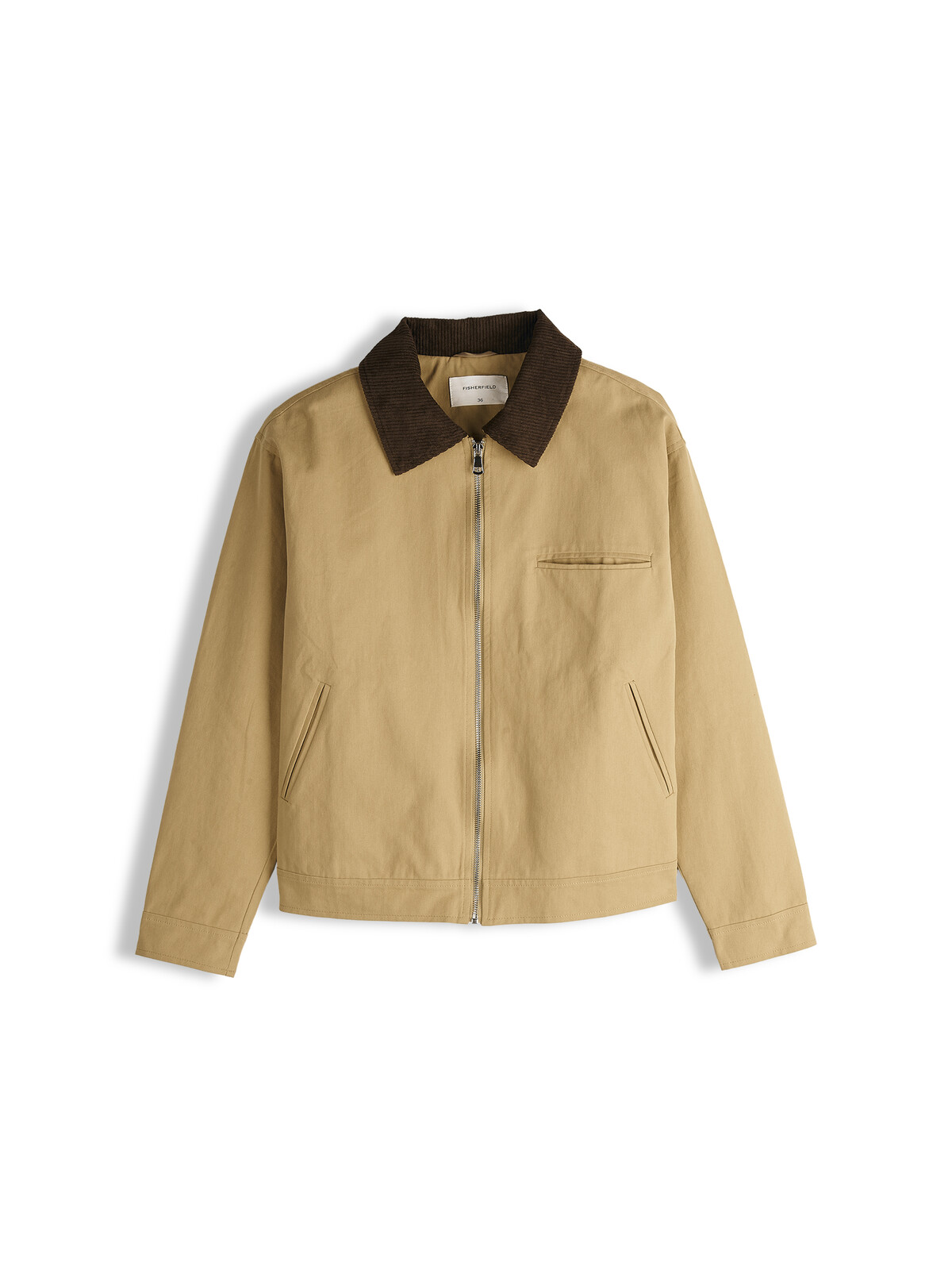 GATE Prechodná bunda s menčestrovým golierom