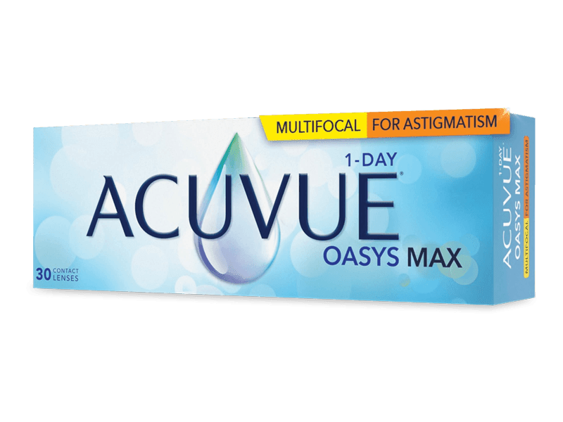 Acuvue Oasys Max 1-Day Multifocal for Astigmatism (30 šošoviek)