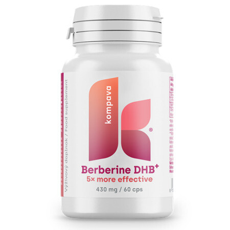 KOMPAVA Berberine DHB+ 60 kapsúl