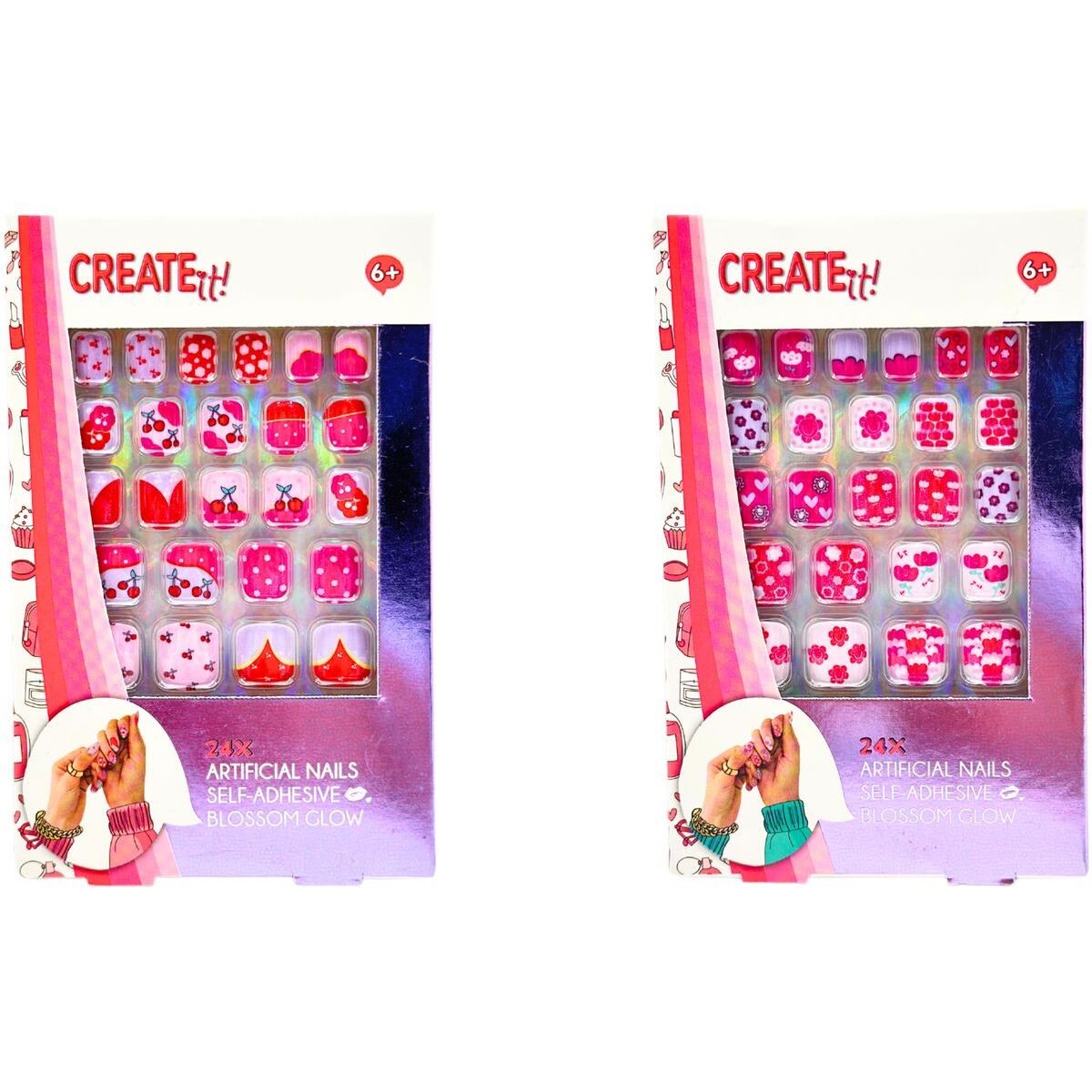 Alltoys Canenco Umelé samolepiace nechty 18 ks Create it!