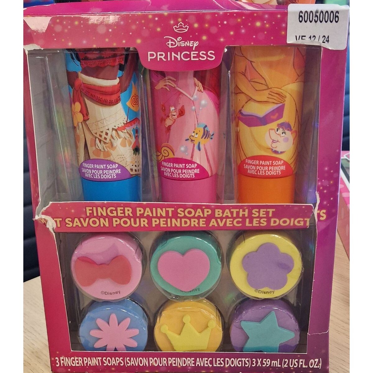 Alltoys Farby do vane s pečiatkami Disney Princezné