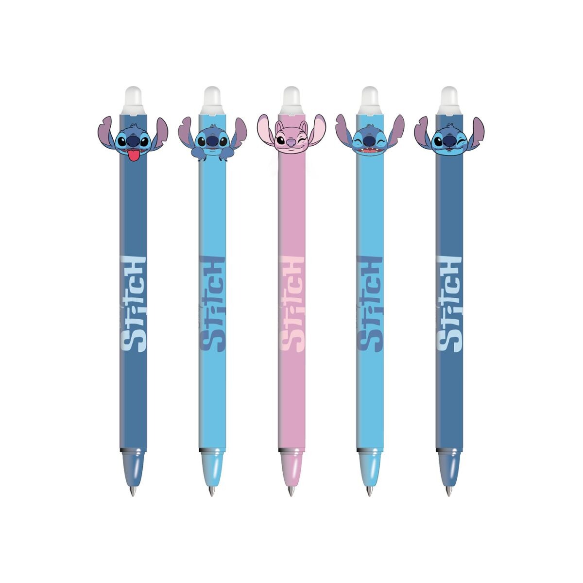 Pyramid International Stitch gumovacie gélové pero modré