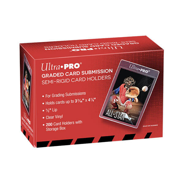 UltraPro Polotuhé obaly na karty Ultra Pro (Graded Card Submission Semi-Rigid Card Holders) - 200 ks