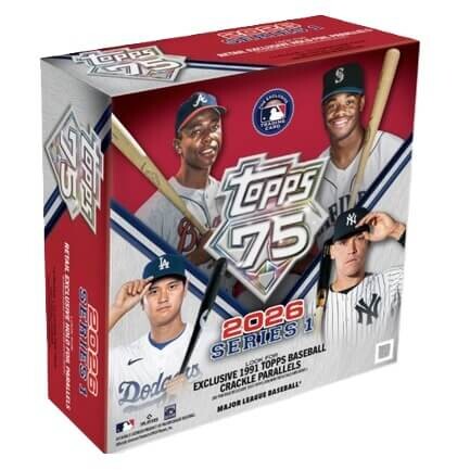 Topps 2026 Topps Series 1 Baseball Mega Box - zberateľské karty MLB