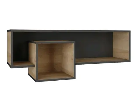 Polica Nemo, dub/grafit%