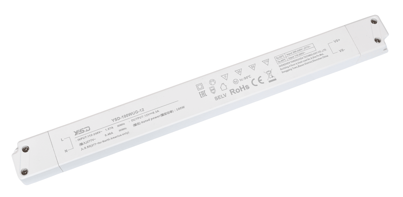 LED Solution LED zdroj (trafo) hybrid CV+CC 12V 100W vnútorný - VZORKA VYP361