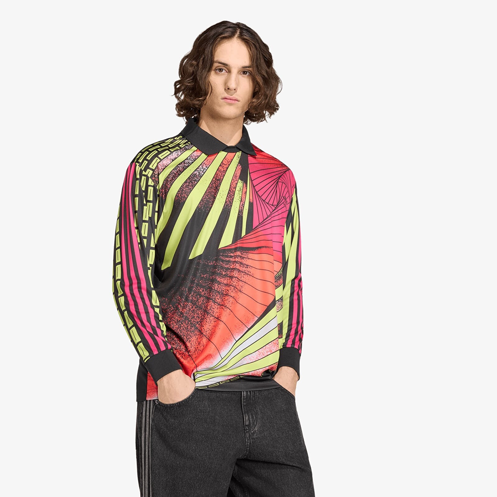 Dres adidas Archive Loose Goalkeeper Jersey Black M