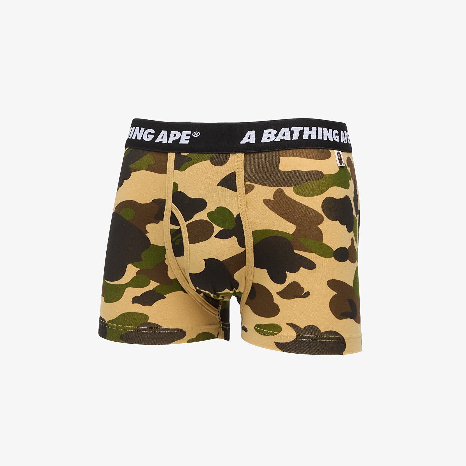 Boxerky A BATHING APE 1St Camo Trunks Yellow XL