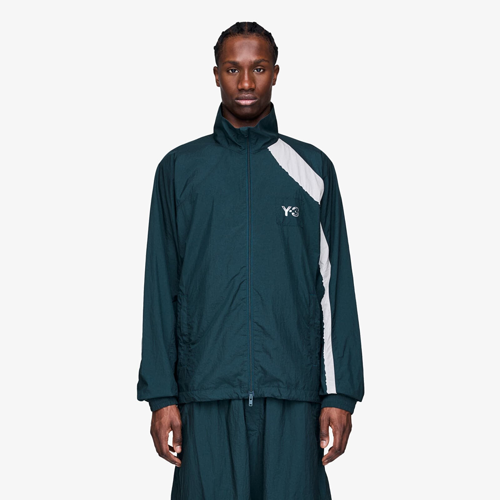 Bunda Y-3 Raw Edge 3 Stripes Nylon Shell Jacket Aurora Ivy XL