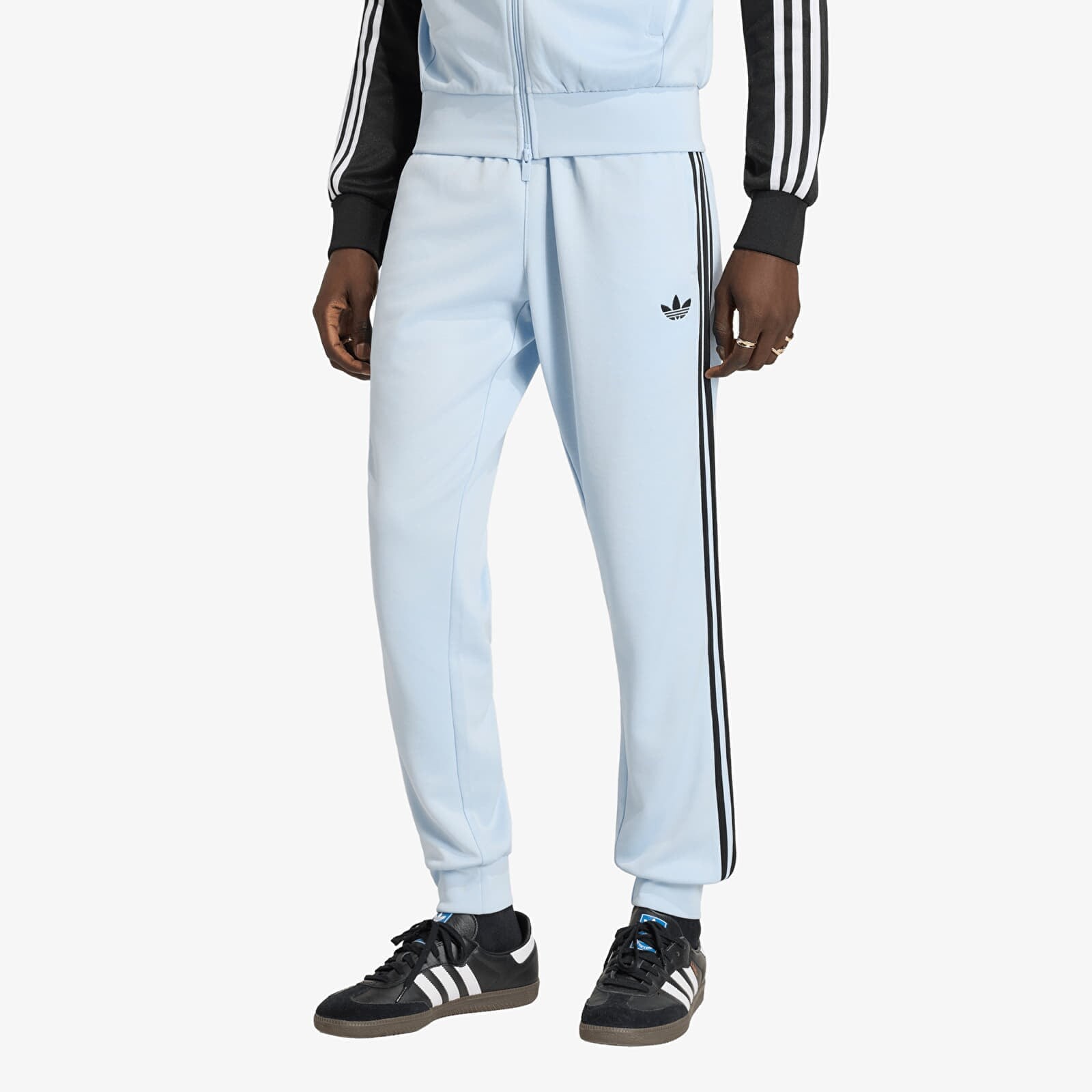 Tepláky adidas Sst Track Pants Crystal Sky M