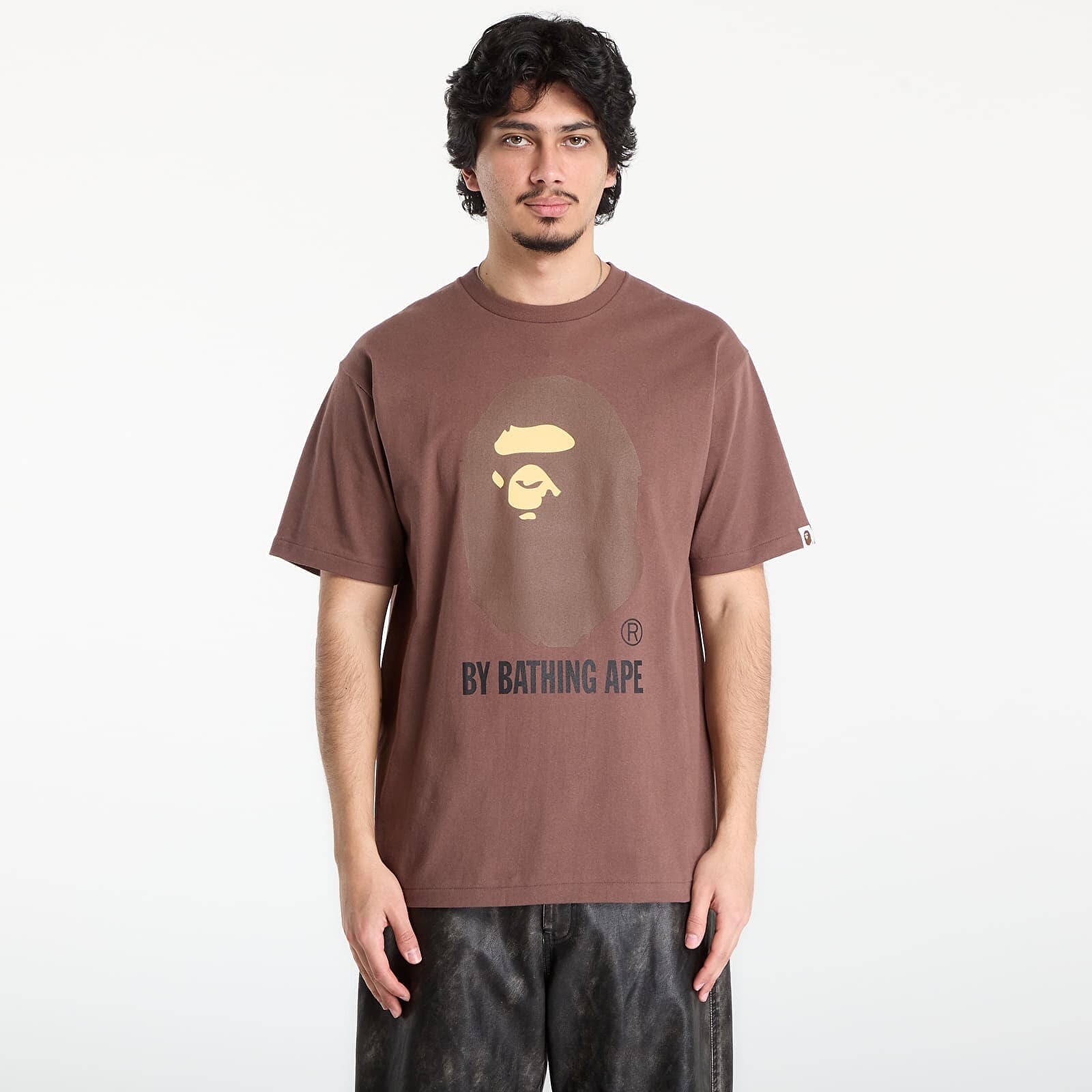 Tričko A BATHING APE By Bathing Ape Tee UNISEX Brown XL