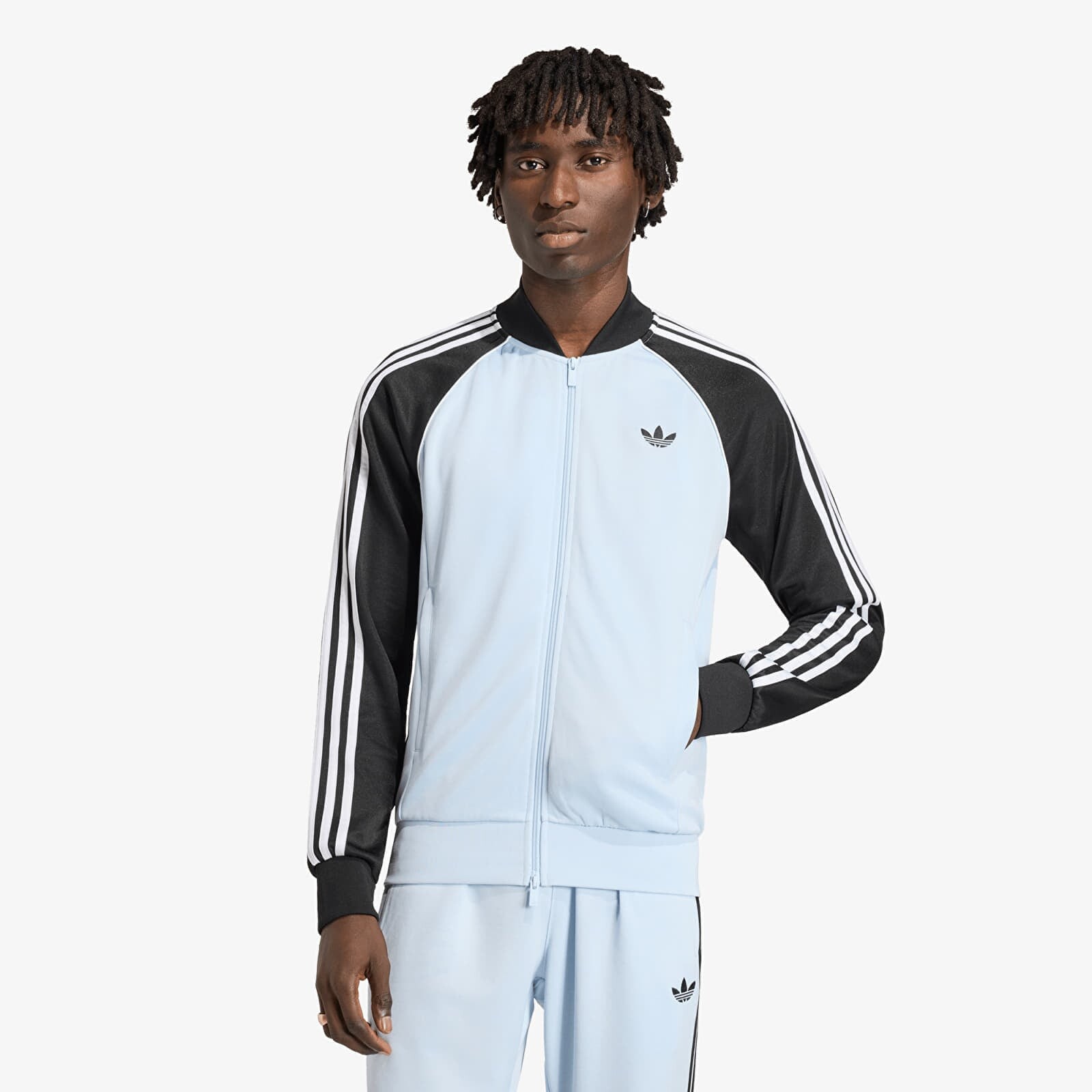 Mikina adidas Sst Track Top Crystal Sky XL