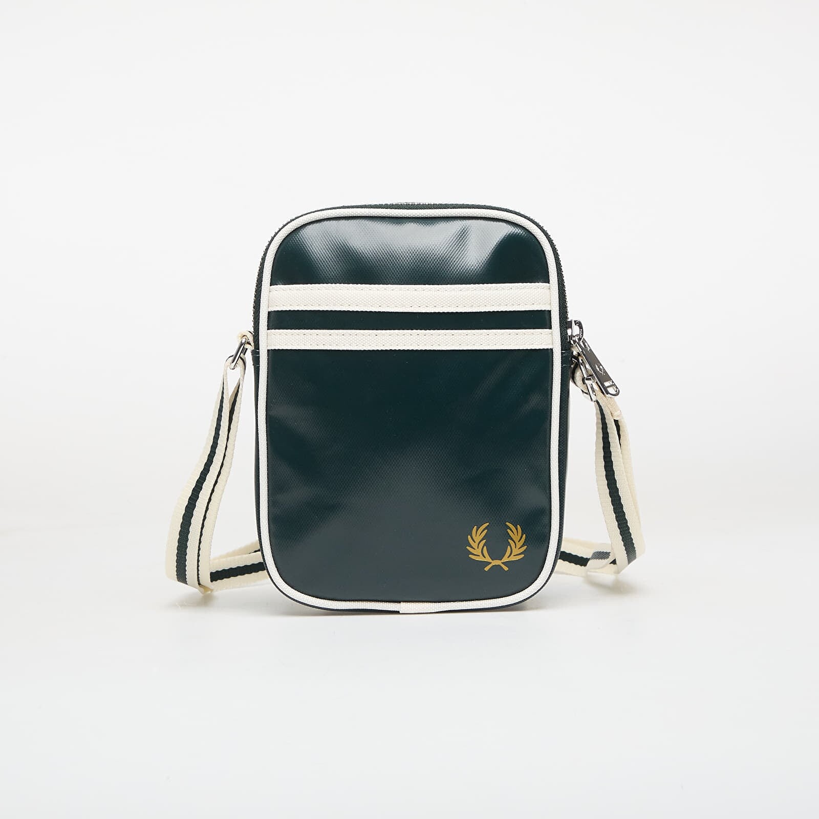 Taška FRED PERRY Classic Small Side Bag Grassroots / Ecru Universal