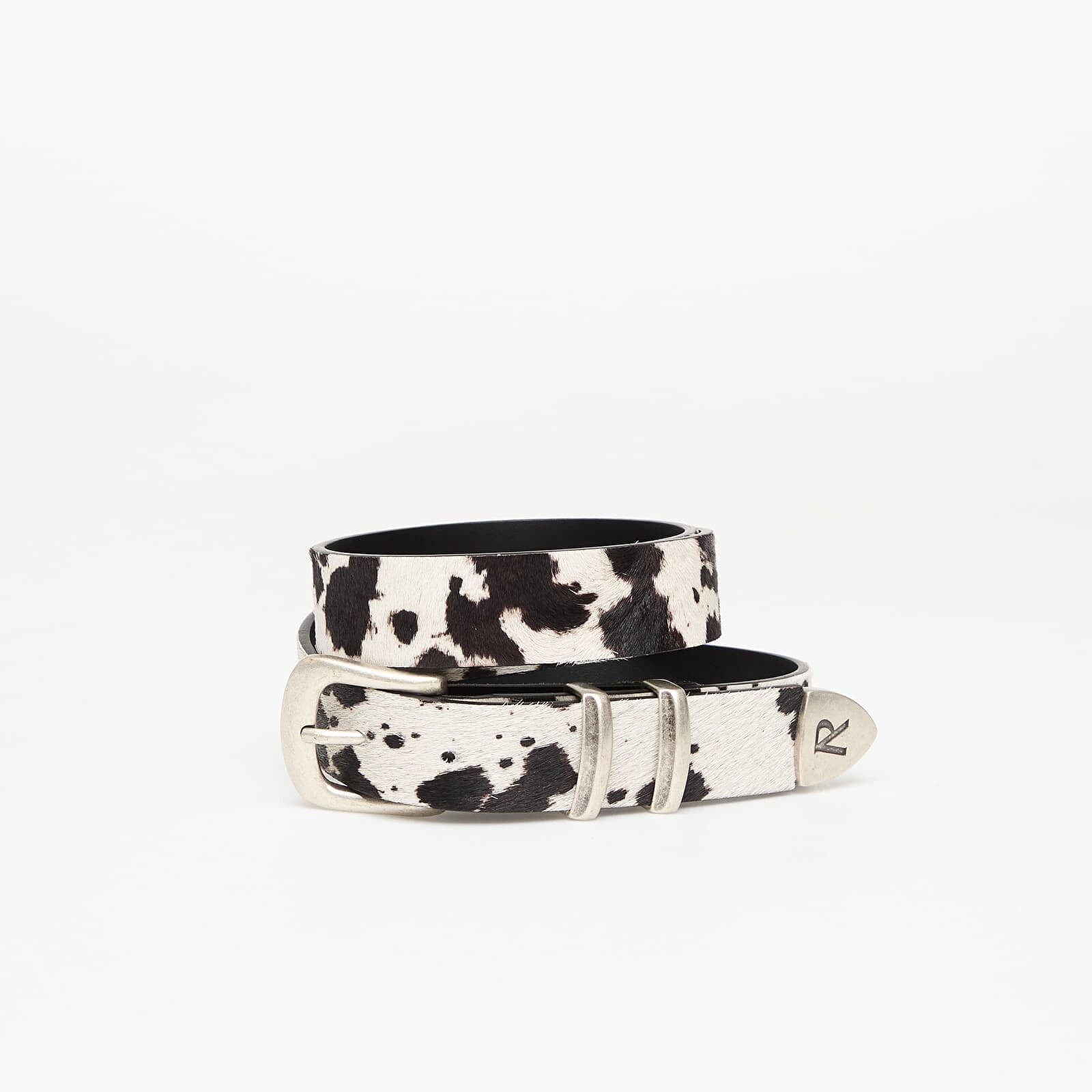 Opasok REPRESENT Cow Hide Rodeo Belt Flat White/ Jet Black Universal