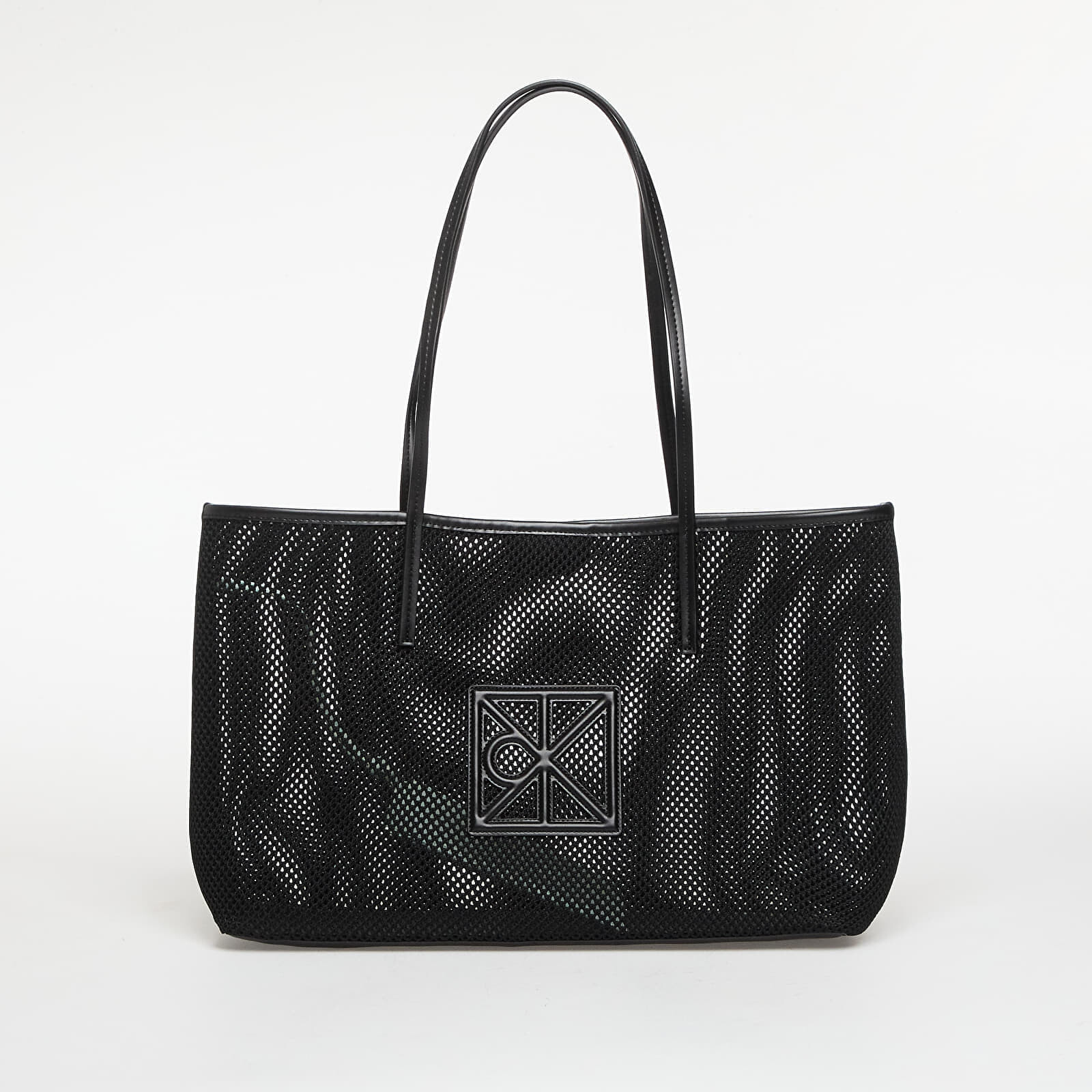 Taška Calvin Klein Emblem Mesh Tote Black Universal