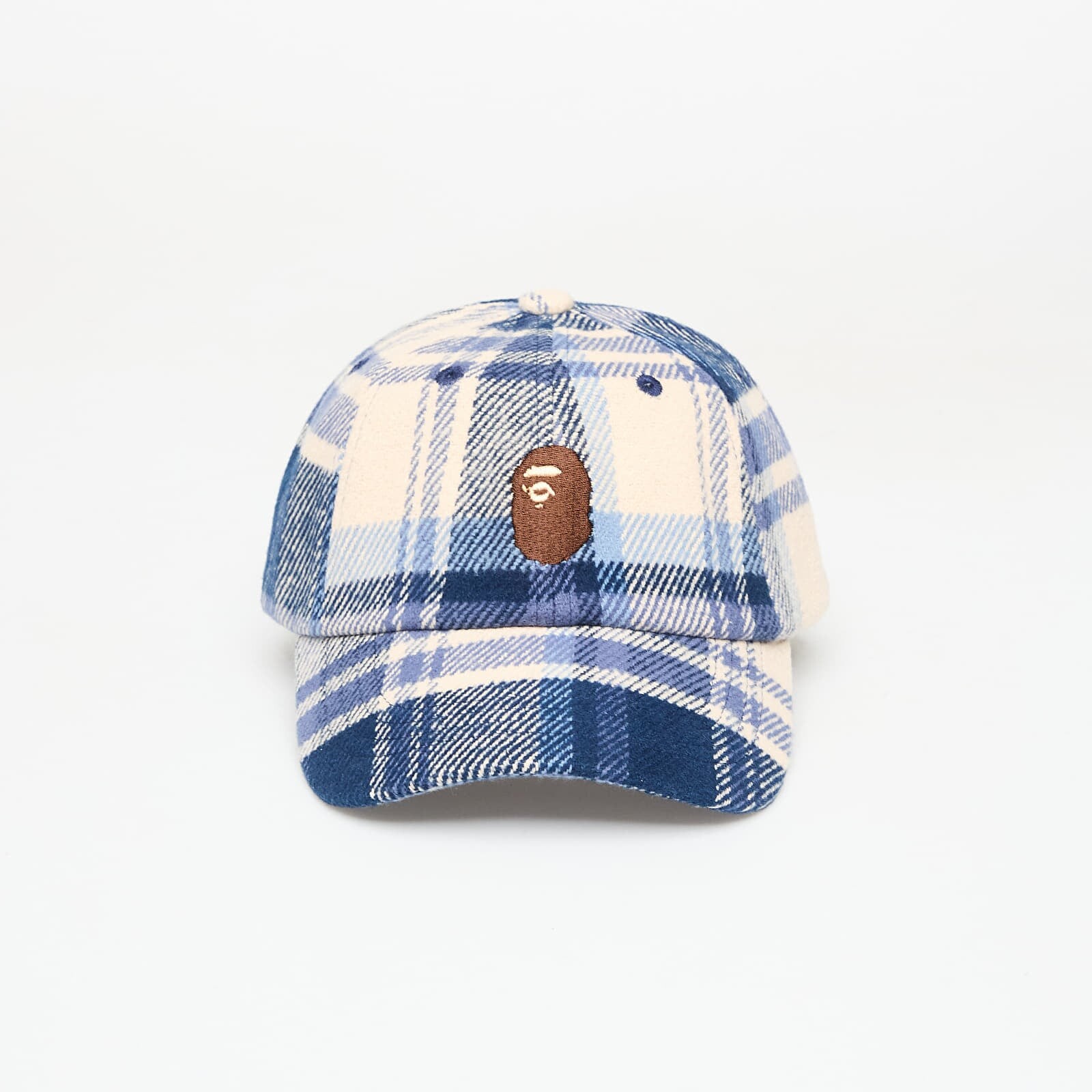 Šiltovka A BATHING APE Bape Check Panel Cap Navy Universal