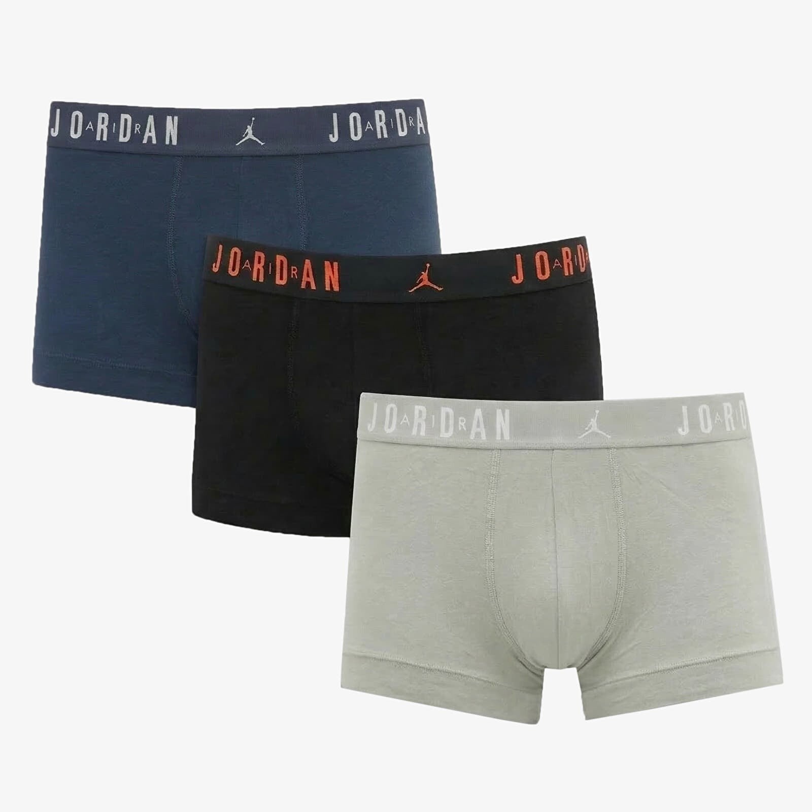 Boxerky Jordan JHM Mens Flight Cotton 3-Pack Tru Squadron Blue XXL