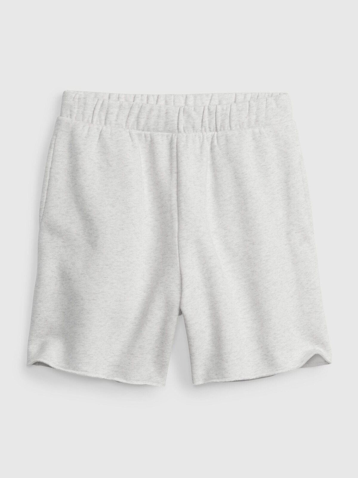 Šedé dievčenské šortky Teen high rise sweat GAP