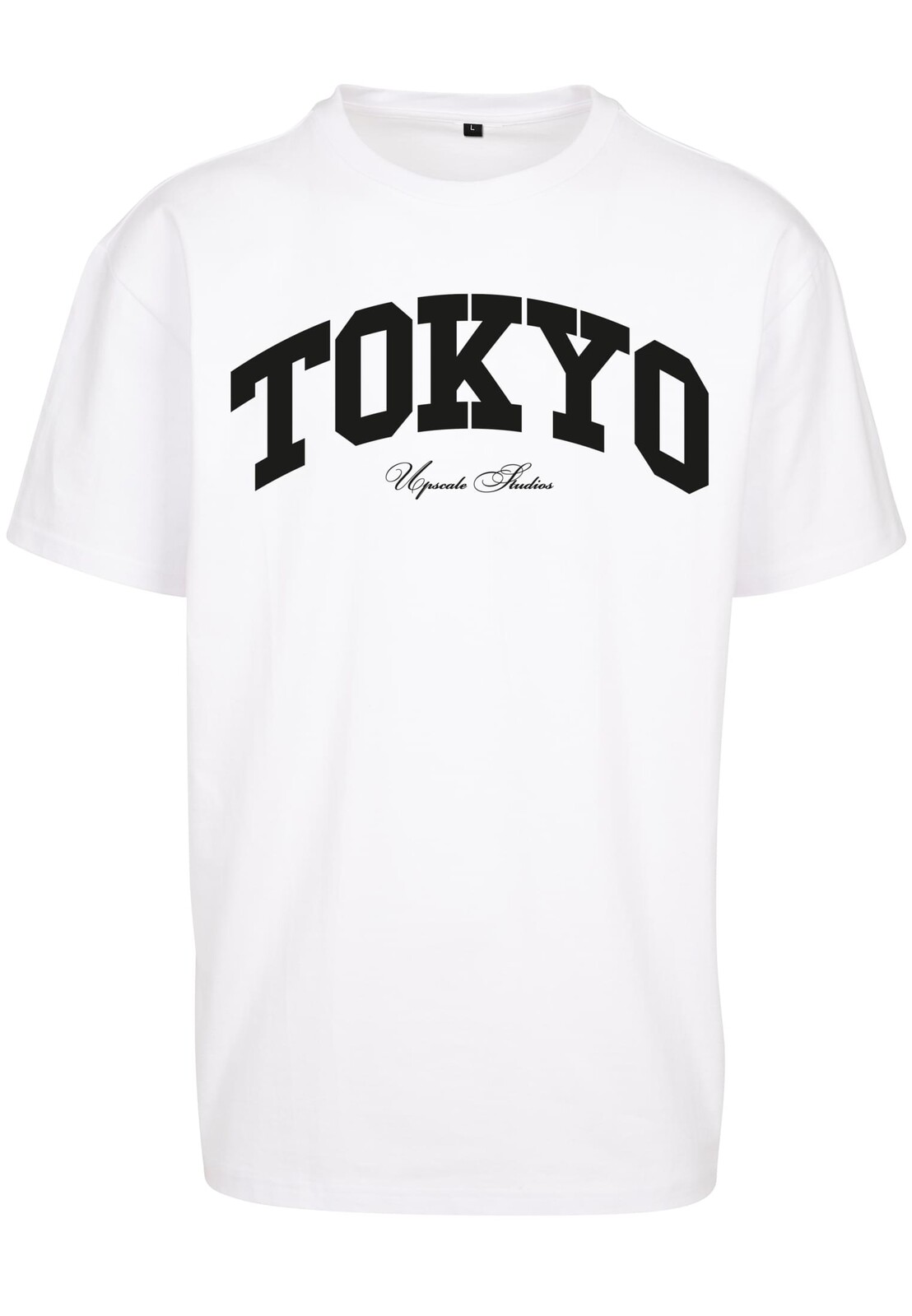 Tokyo College Oversize Tričko Biele