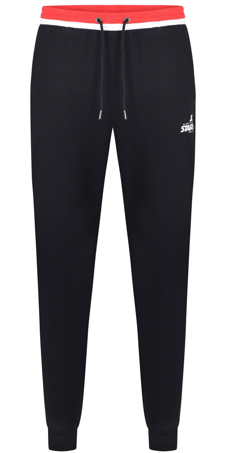 Fleecové nohavice STARTER Veegea čierne/červené