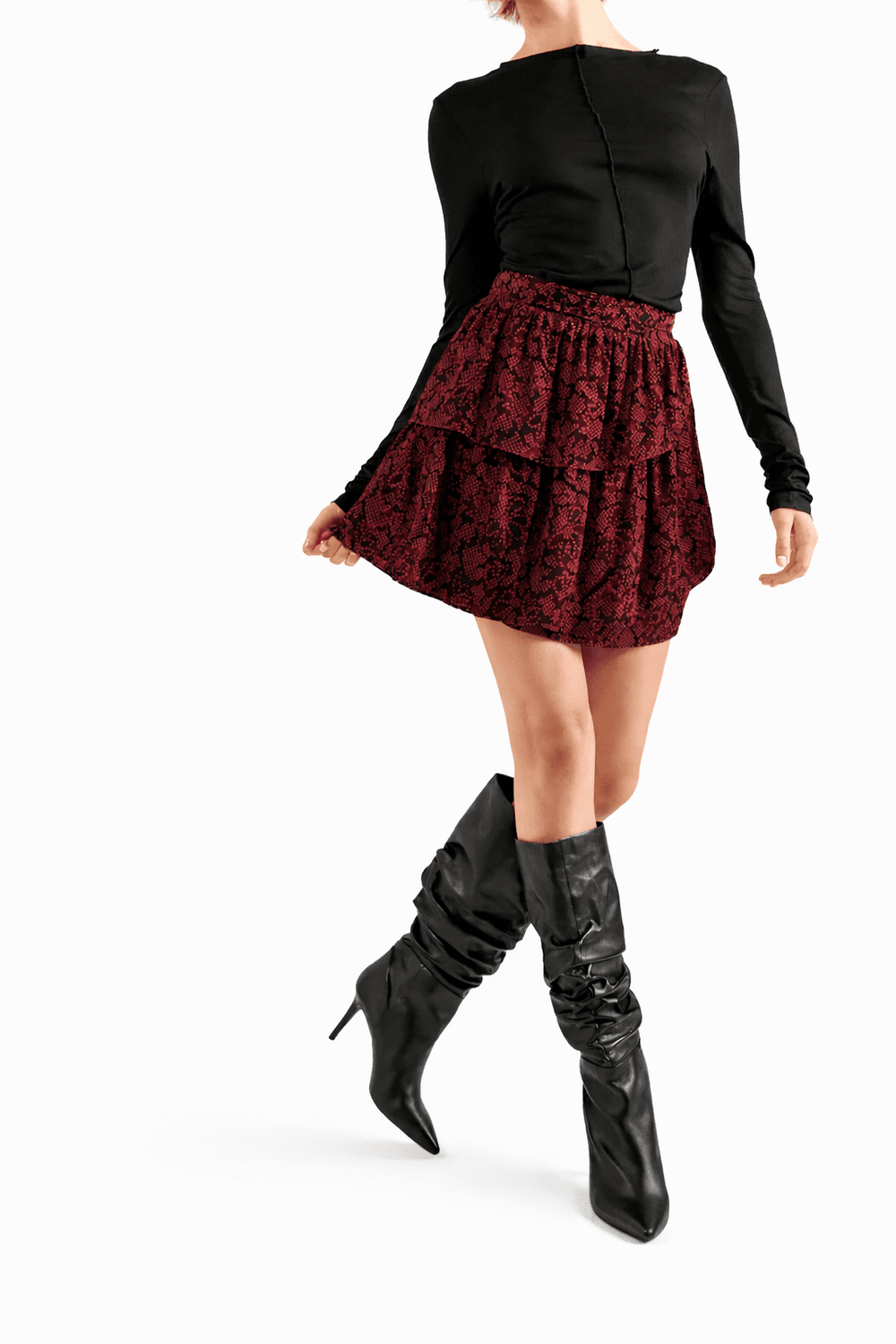 Sukňa Guido Maria Kretschmer - Cessia Burgundy