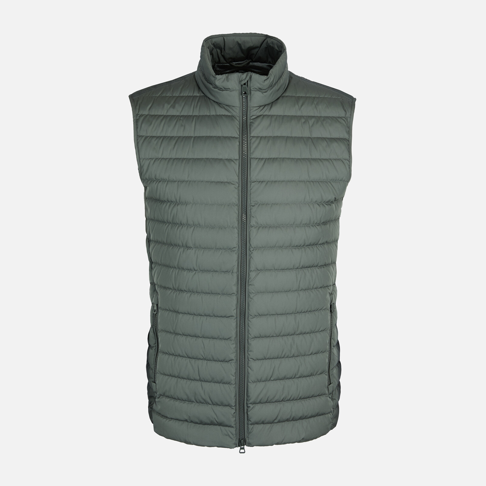 Khaki pánska vesta Geox Warrens