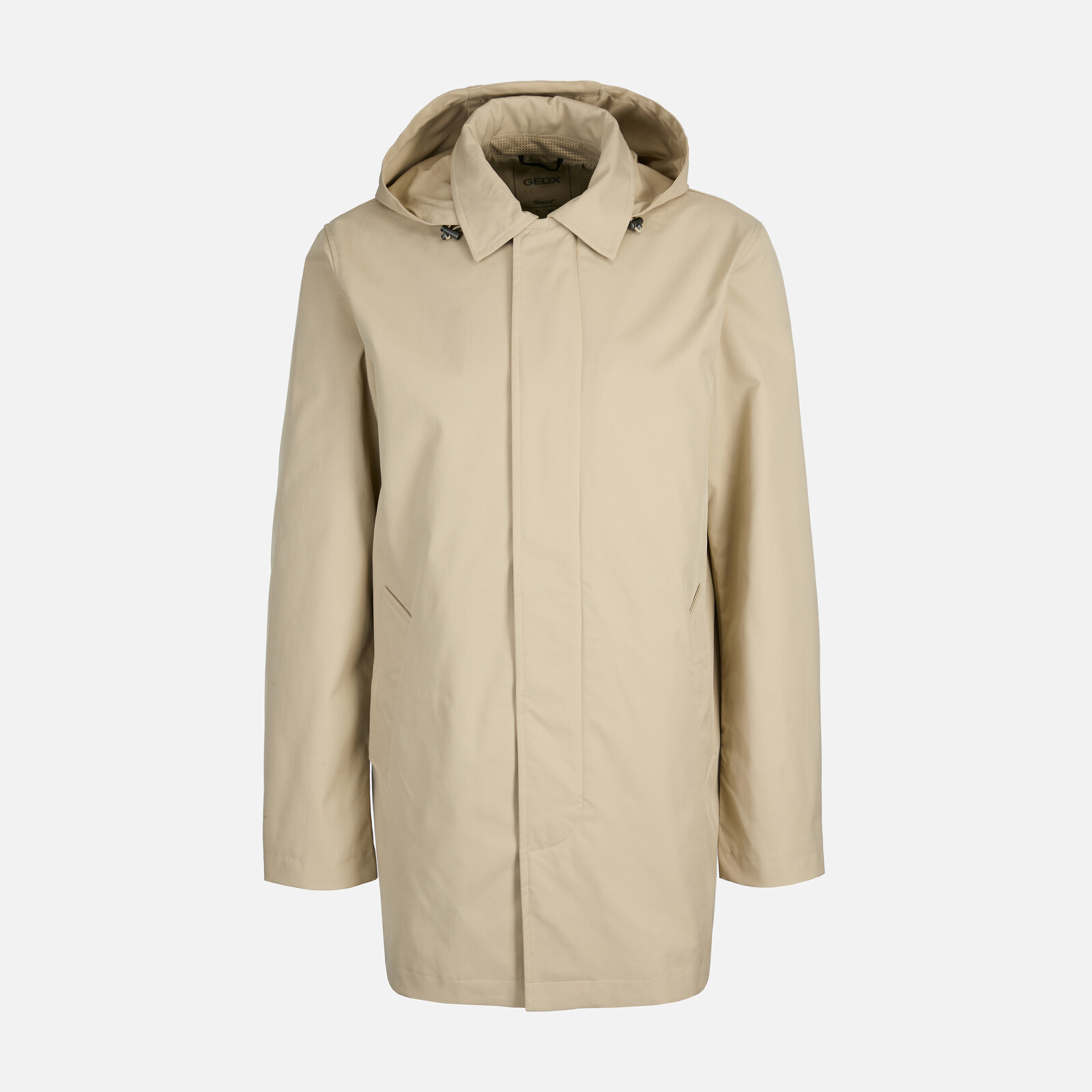Béžová pánska parka Geox Jacopo