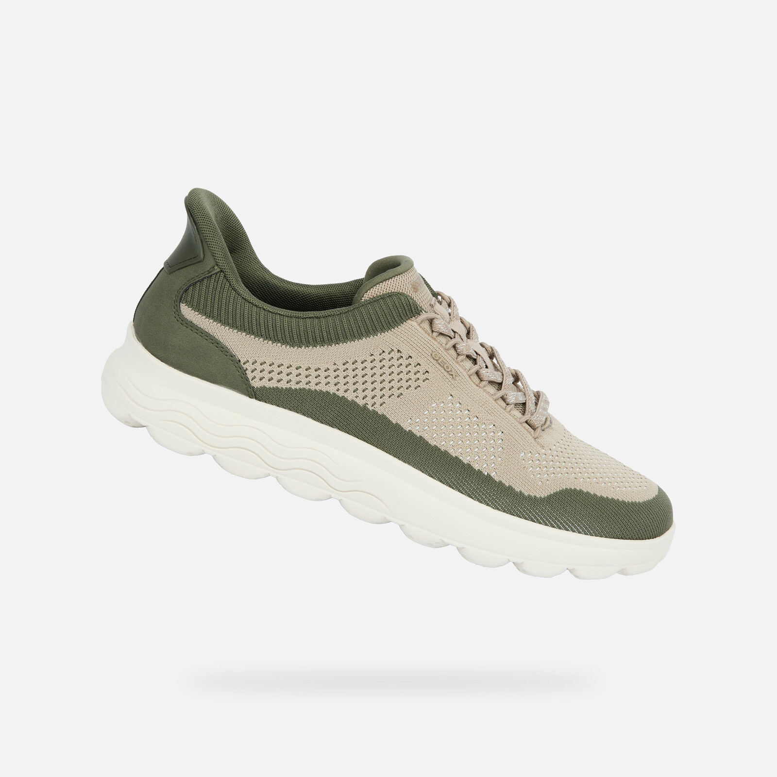 Béžové pánske tenisky Geox Spherica Plus Fast