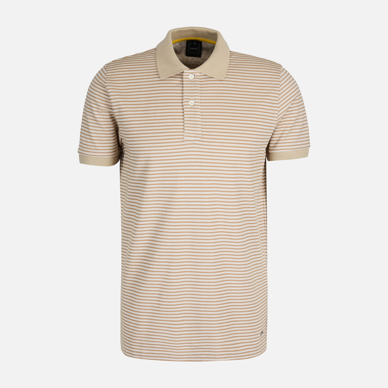 Béžové pánske polo tričko Geox