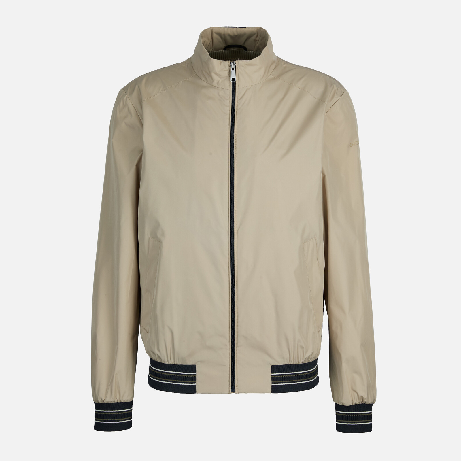 Béžová pánska bombera Geox Jharrod