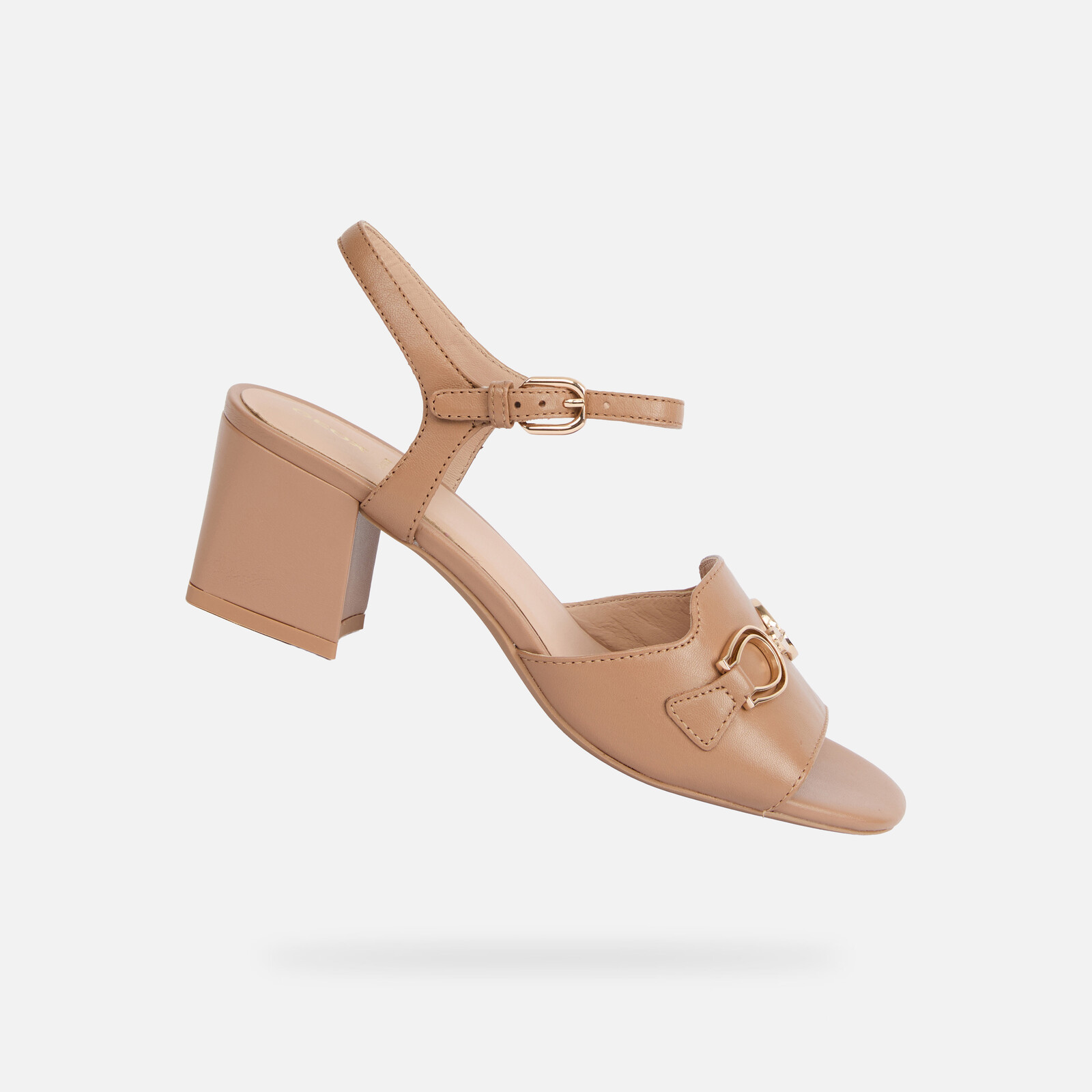 Béžové dámske sandále Geox New Eraklia