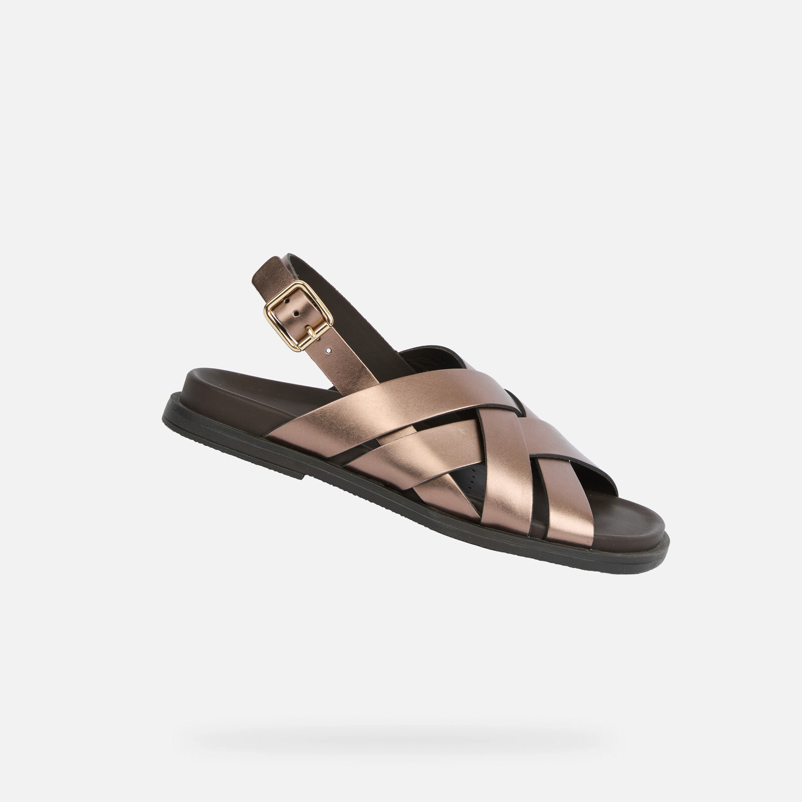 Dámske hnedé sandále Geox Adelash