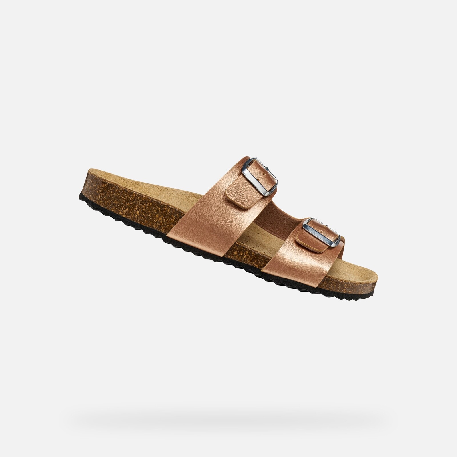 Ľahké hnedé dámske sandále Geox Brionia