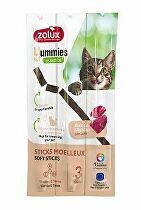 Pochoutka kočka YUMMIES jehněčí s rýží 3ks Zolux