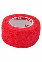 Obinadlo elast. CoPoly 2,5cm x 4,5m červená