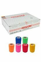 Obinadlo elast. CoPoly 5cm x 4,5m MIX NEON 12ks