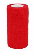 Obinadlo elast. CVET 10cmx4,5m červené 1ks