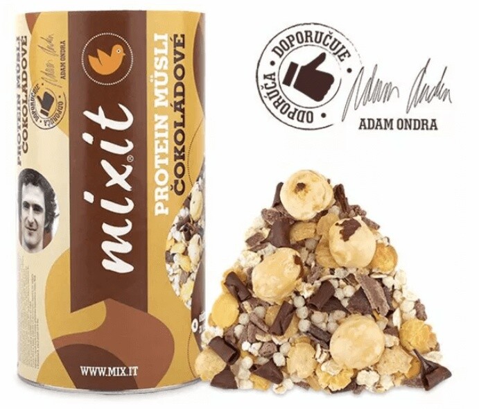 Mixit proteinové müsli adama ondry s čokoládou